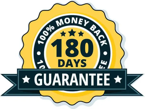 Nitric Boost Ultra 180 days Money back guarantee