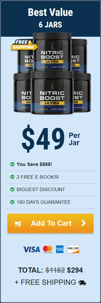 Nitric Boost Ultra Bottle 6
